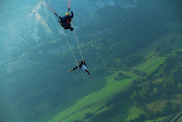 Creative paragliding