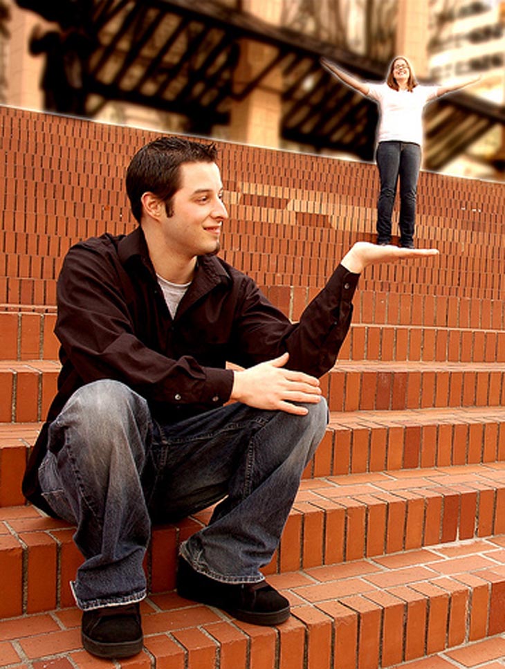 Awkward engagement photos