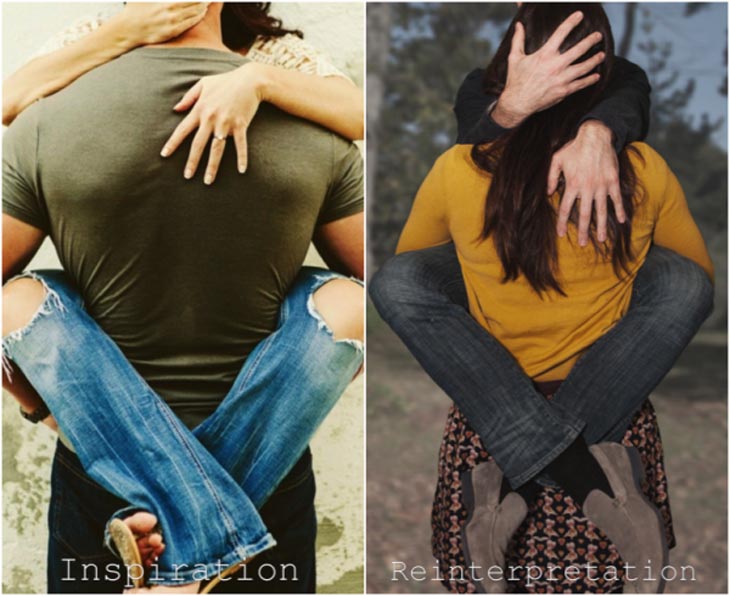 Awkward engagement photos