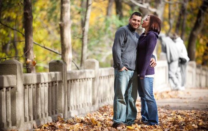 Awkward engagement photos