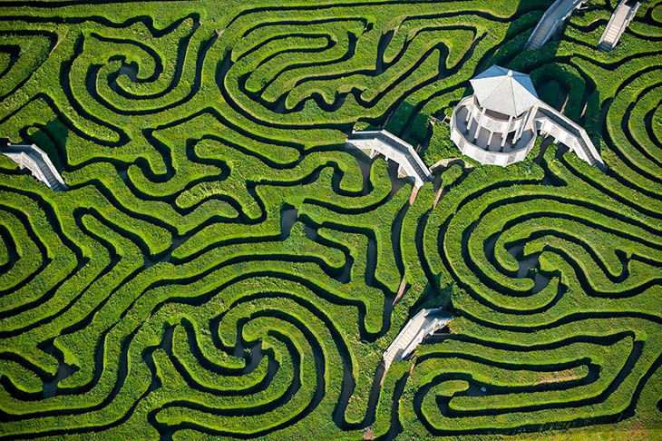 Maze at Longleat, England