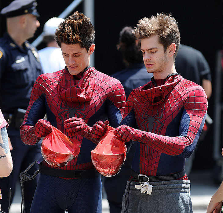 Celebrities and their stunt doubles