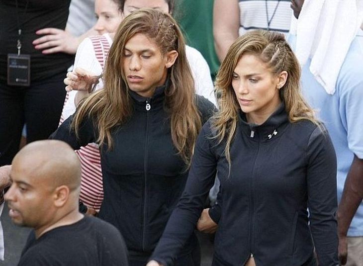 Celebrities and their stunt doubles
