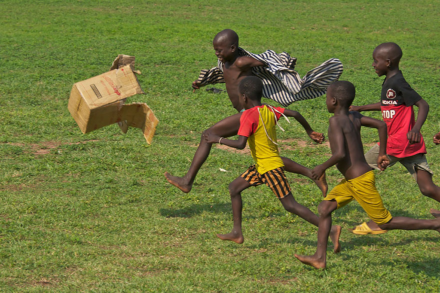 Children Playing in Ghana
