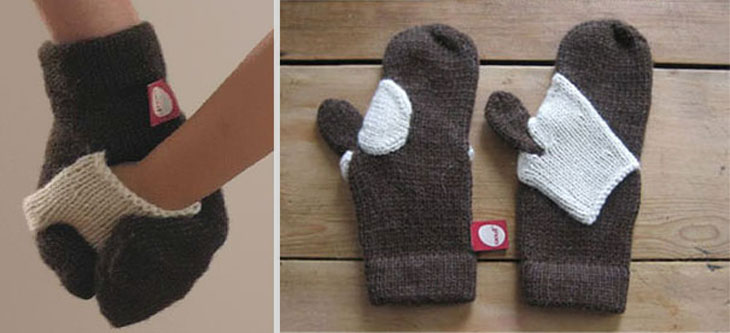Forget-me-not Kid Mittens