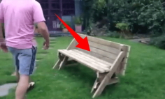 This Looks Like An Ordinary Bench And What Happened At 0:05 Was Totally UNEXPECTED!