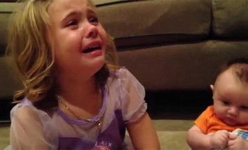 Awwww… This Girl Is Crying For The Strangest Reason Ever. It’s Adorable!