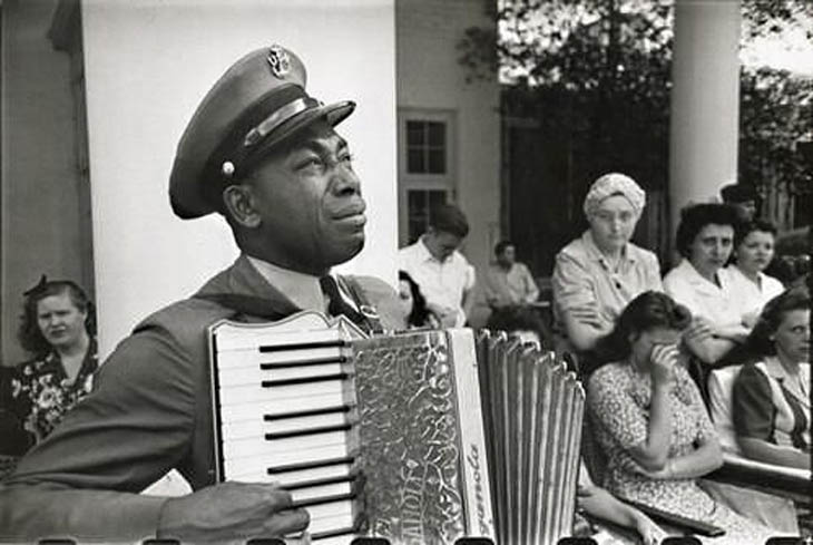 President FDR's funeral in 1945