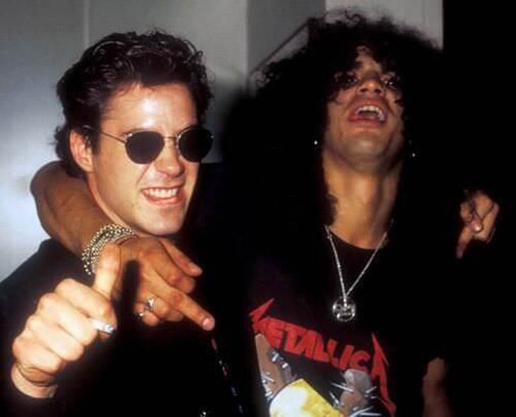 Robert Downey Jr. and Slash