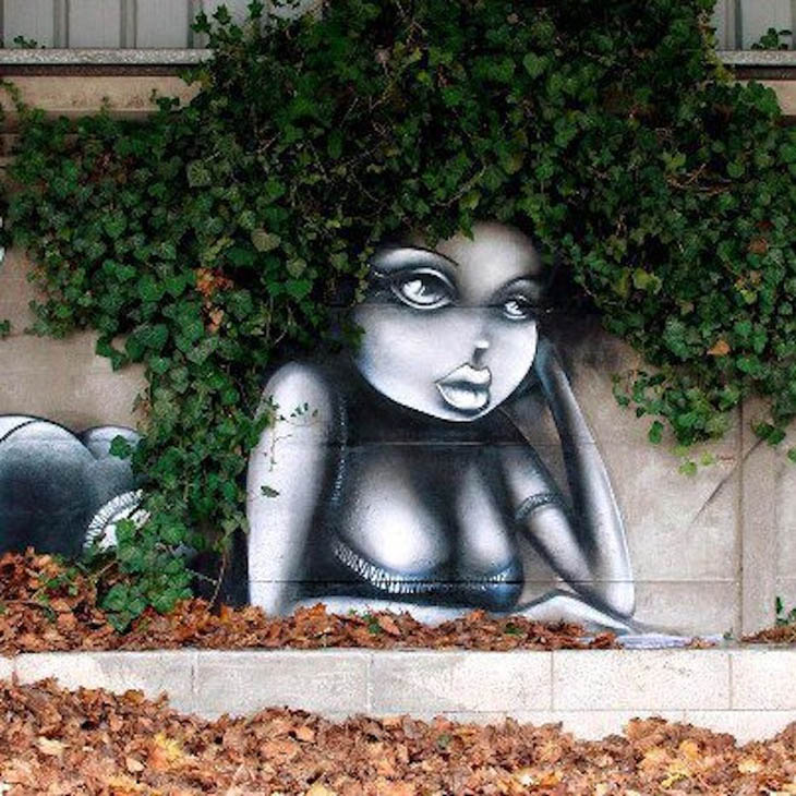 When Street Art Meets Mother Nature