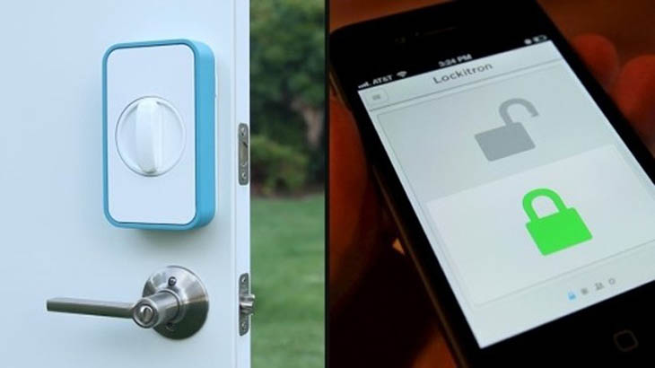 Lockitron lets you unlock your front door from your smartphone.