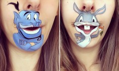 This Girl Puts On A Little Makeup On Her Mouth And Bring My Childhood Back.