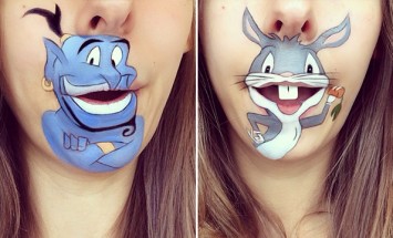 This Girl Puts On A Little Makeup On Her Mouth And Bring My Childhood Back.