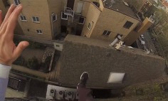 He Attached A GoPro To His Head While Jumping, What Happened at 1:13 Will Stop Your Breath!