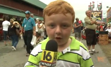 ‘Apparently’ This Kid Has Never Been On Live Television Before, He Is Now And He Nailed It!