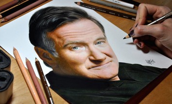 This Lovely Tribute To Robin Williams Will Steal You Heart. Awesome Talent!