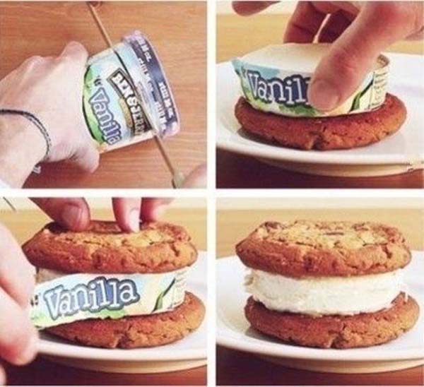 Your own flavored ice-cream cookie!