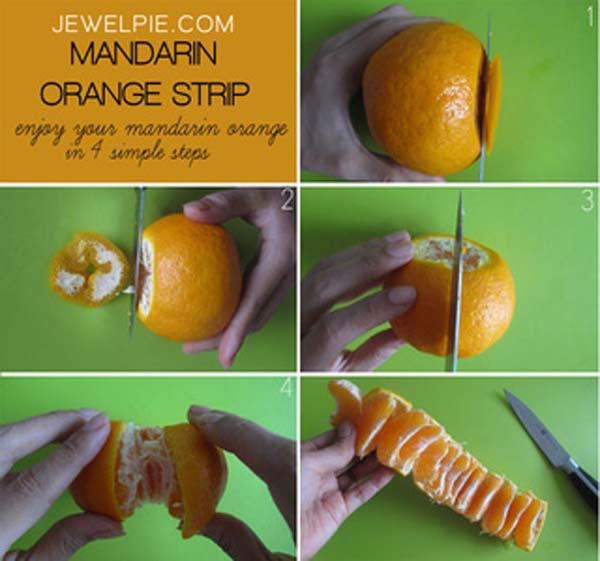 Best way to peel oranges.