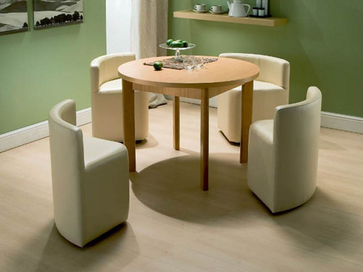 Space-Saving Creative Furniture Design - Dining Table And Chairs