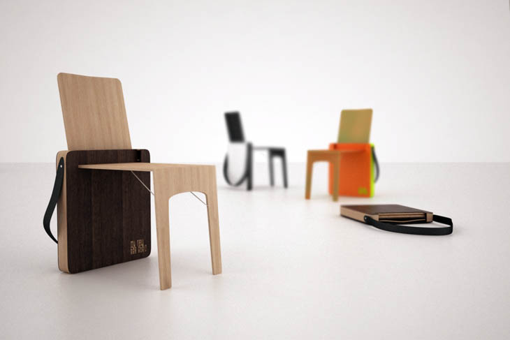 Space-Saving Creative Furniture Design - Bag Chair