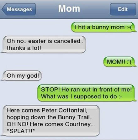 Funny Texts Between Parents And Their Children