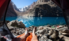 This Guy Takes The Most Incredible Morning Photos From Inside His Tent.