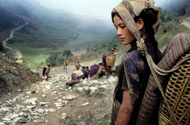 Bruno Morandi captures a tribal Chhetri woman in Nepal. [2009]