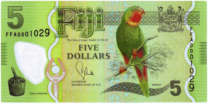 Fiji (Currency: Fijian dollar)