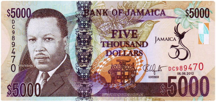 Jamaica (Currency: Jamaican dollar)