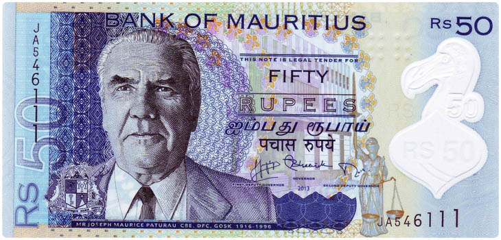 Mauritius (Currency: Mauritian Rupee)