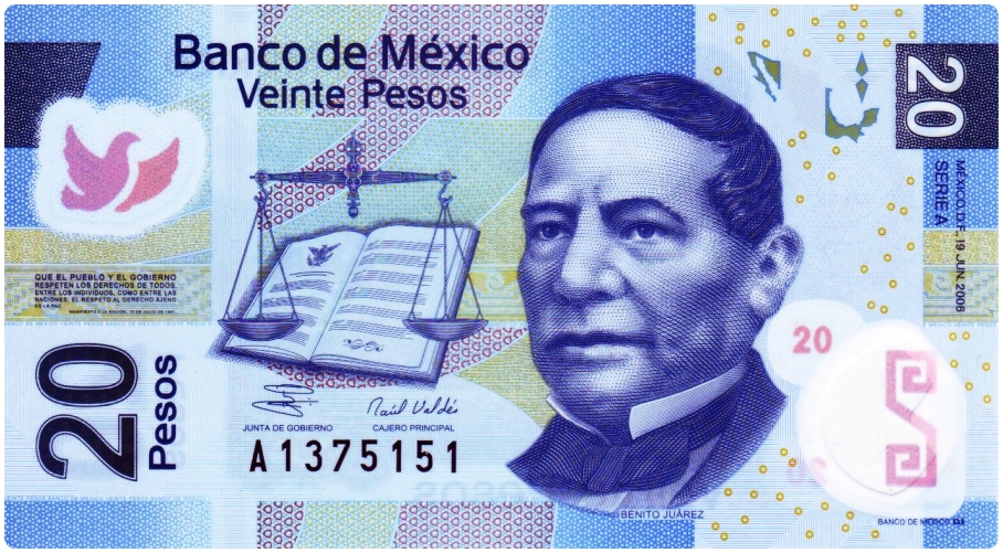 Mexico (Currency: Mexican peso)