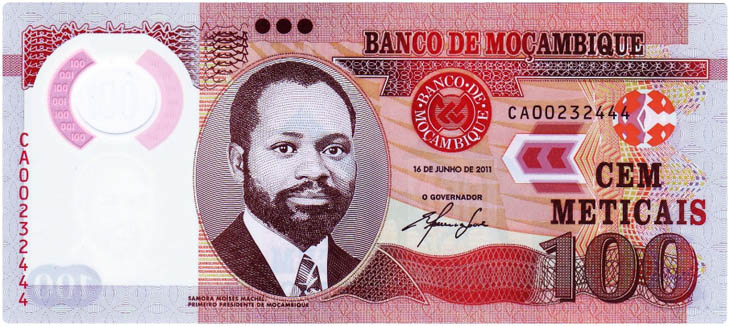 Mozambique (Currency: Mozambican metical)