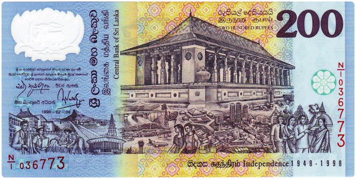Sri Lanka (Country currency: Sri Lankan Rupee)