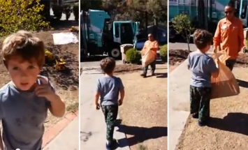 What This Garbage Man Did For A Kid With Autism Will Melt Your Heart.
