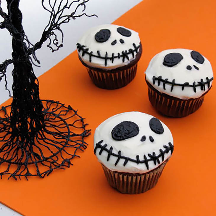 Jack Skellington Cupcakes