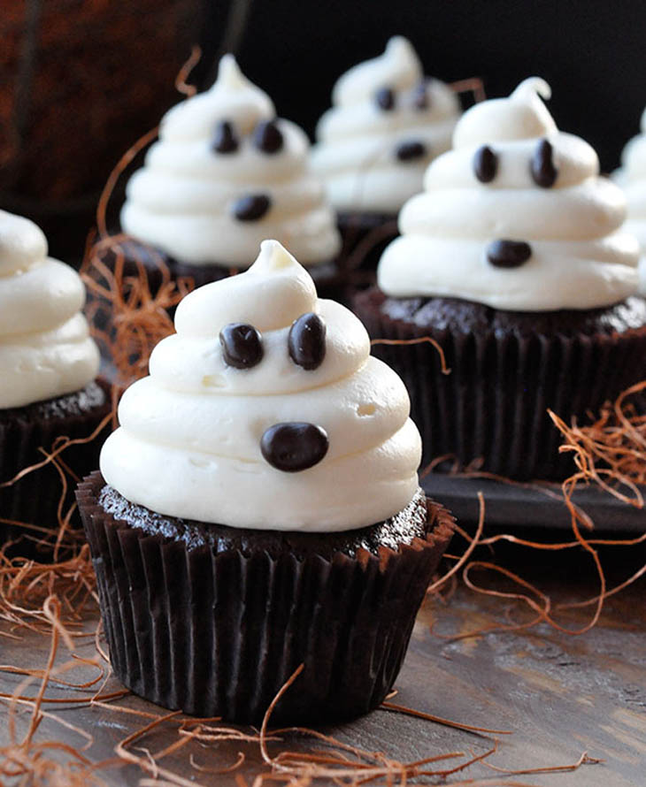 Ghosts Cupcakes