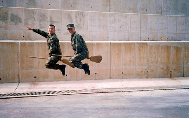 Harry Potter And Ron Weasley After Army Graduation