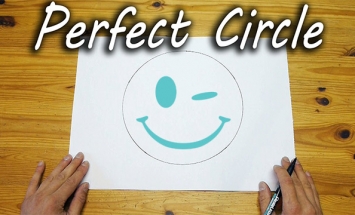 How To Draw A Perfect Circle Without Using Any Geometric Tools. It’s Perfect!