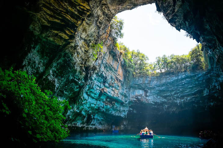 Melissani Cave, Kefalonia, Greece