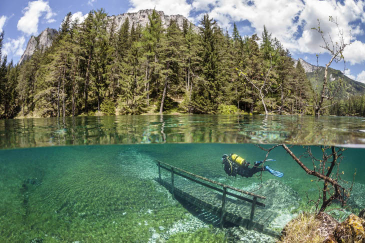 Green Lake in Austria