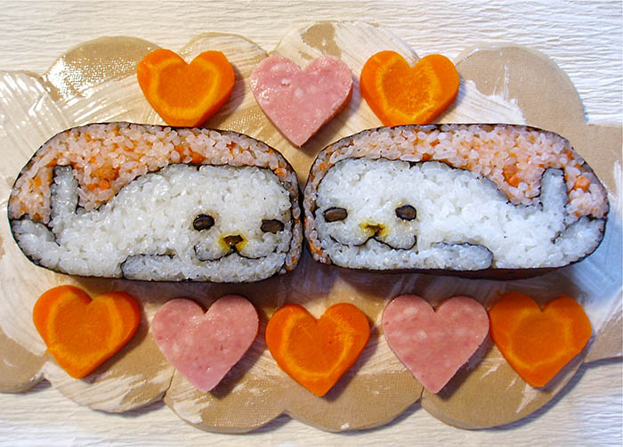 Cute Whale Sushi