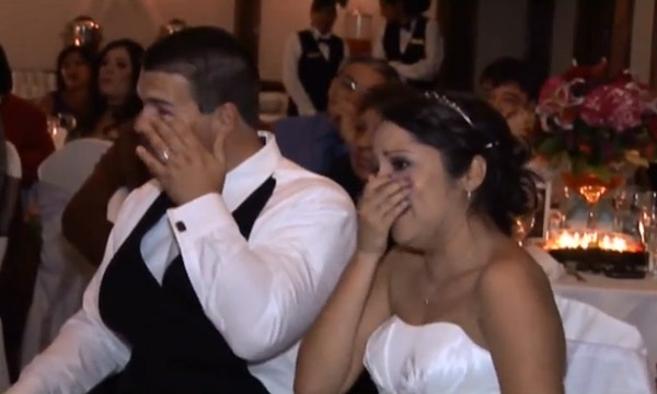 Father S Wedding Surprise To Bride And Groom Made Everyone Cry