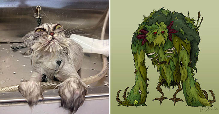 Swamp Monster Copycat Cats