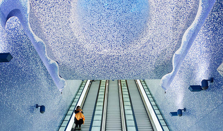 Toledo Metro Station, Naples, Italy