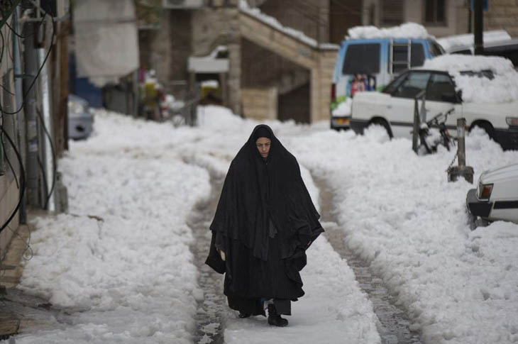 The Middle East sees snow for the first time in over 100 years [2012]