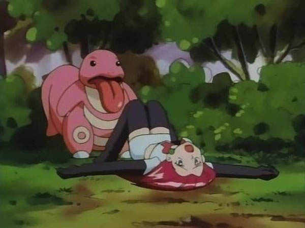 When Lickitung is seen like this with Jesse on Pokémon.