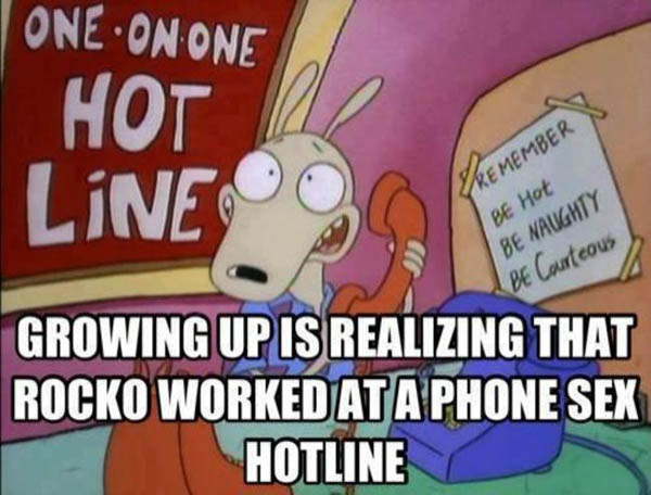 What kind of job was that on Rocko's Modern Life?