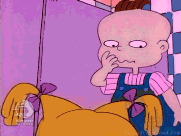 Childhood Shows Memory Ruined - Angelica brushed her teeth on The Rugrats.