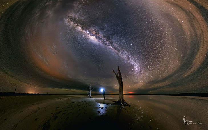 Night Sky in Lake Dumbleyung, Western Australia