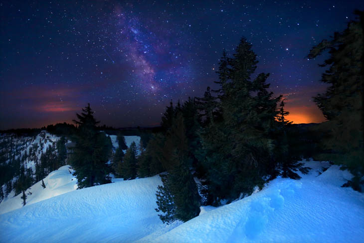 Night Sky at Crater Lake, USA